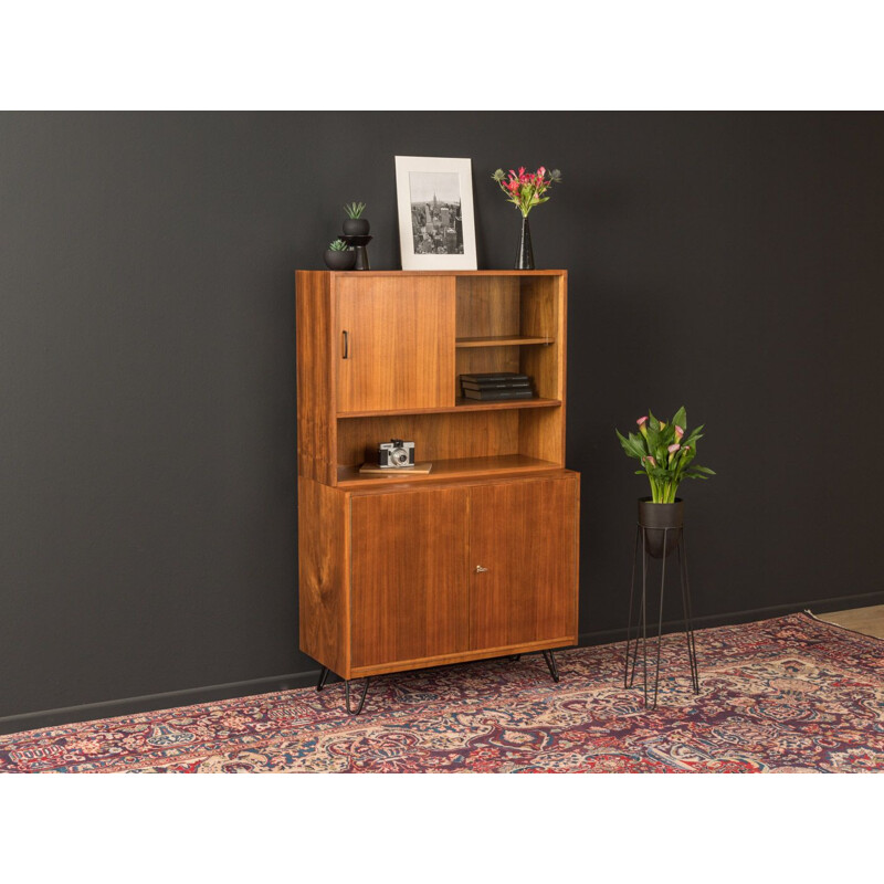 Vintage showcase,walnut 1960