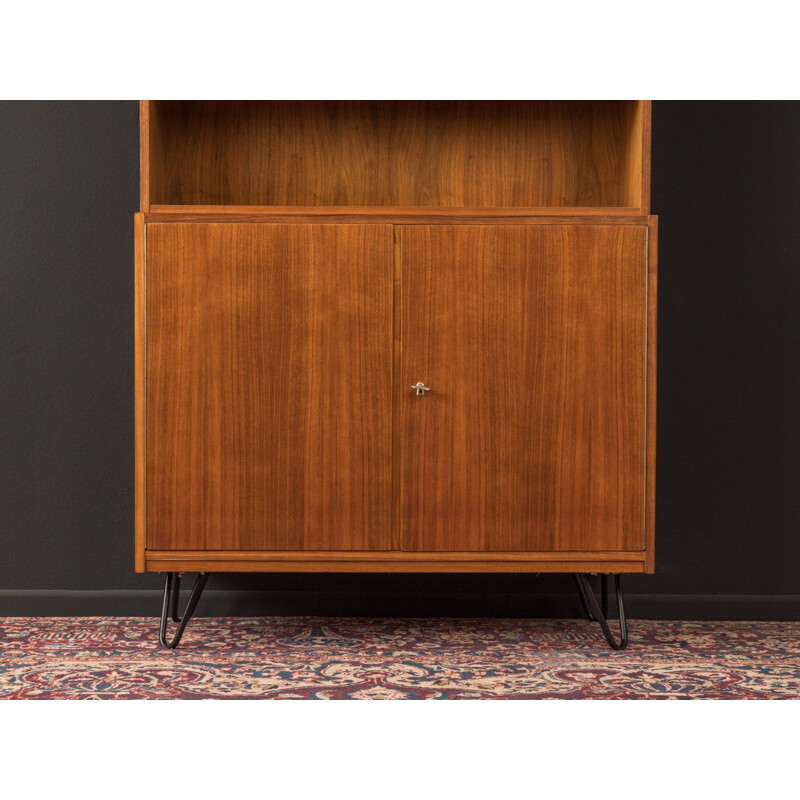 Vintage showcase,walnut 1960