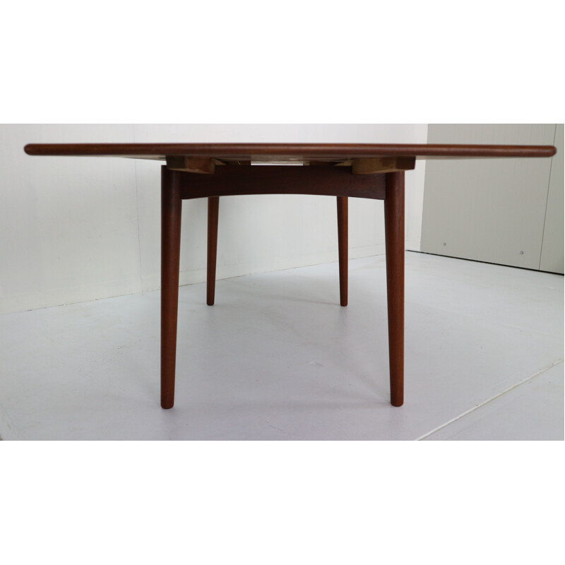 Vintage Extendable Teak Dining Table Danish 1960