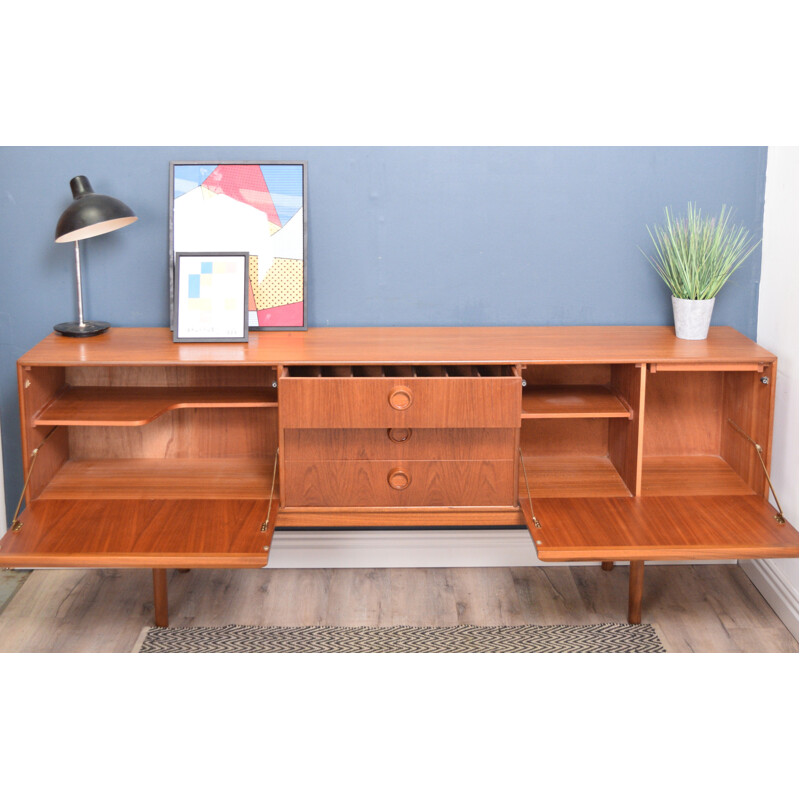 Vintage Teak Mcintosh Long Sideboard 1960s