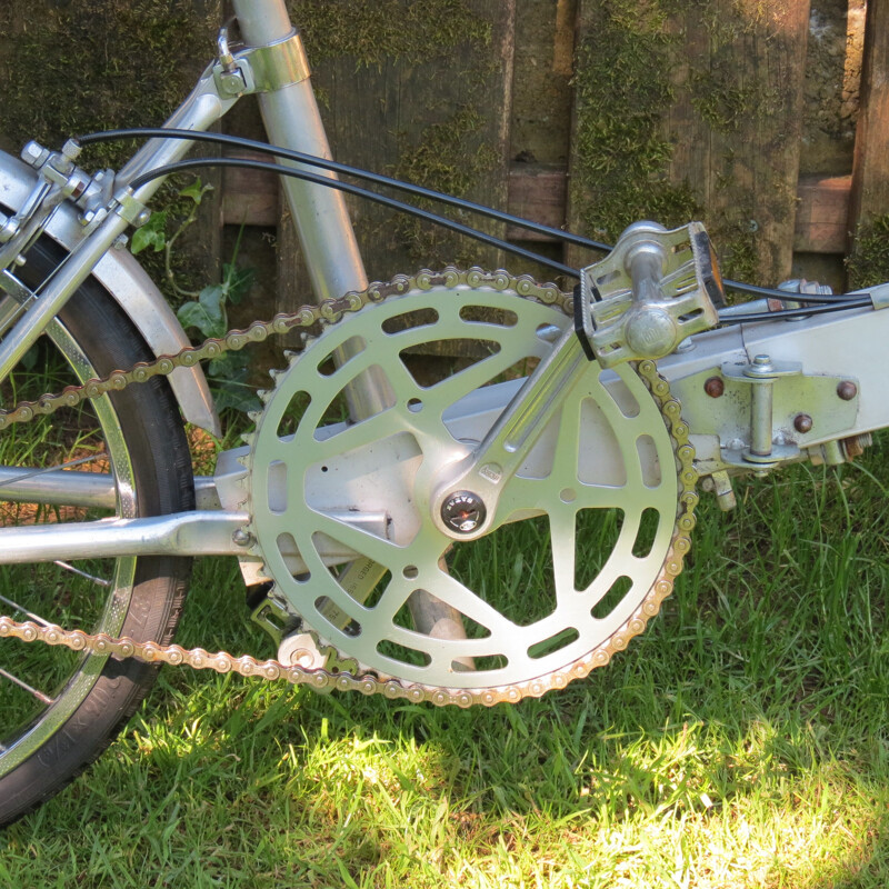 Vintage Aluminium Fold Up Bike Bickerton Portable 1970s
