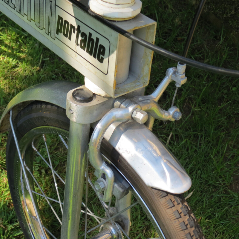 Vintage Aluminium Fold Up Bike Bickerton Portable 1970s