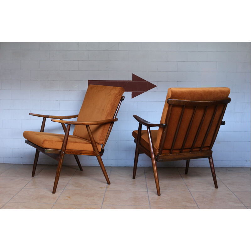 Pair of Vintage armchairs, Danish 1960 