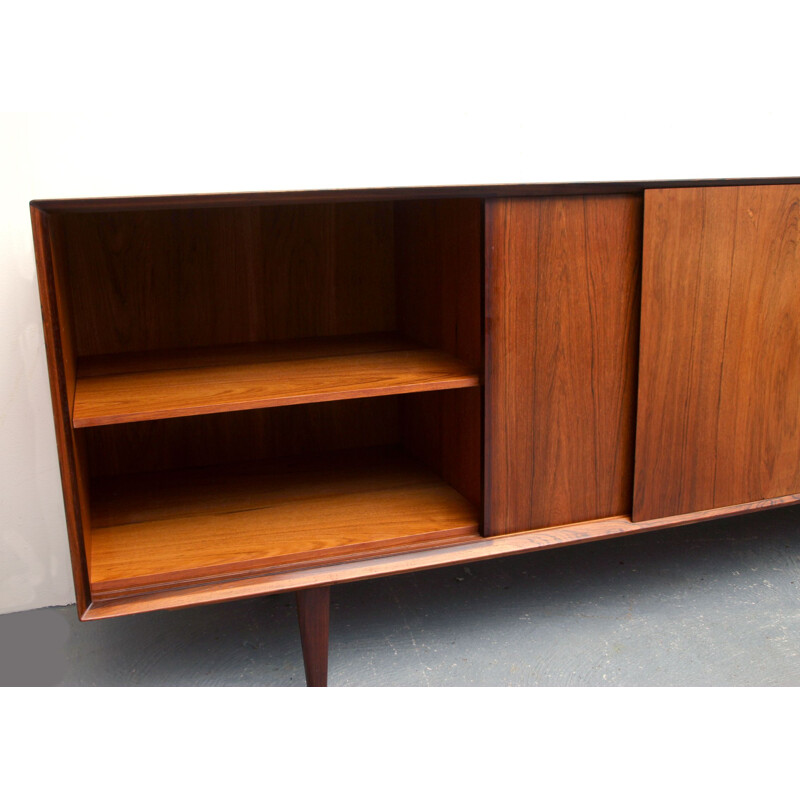 Vintage sideboard rosewood, Henry Rosengren Hansen 1960s