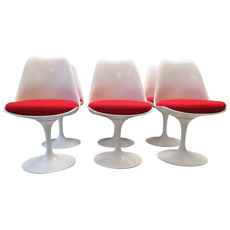 Set of 6 "Tulip" Knoll chairs, Eero SAARINEN - 2006