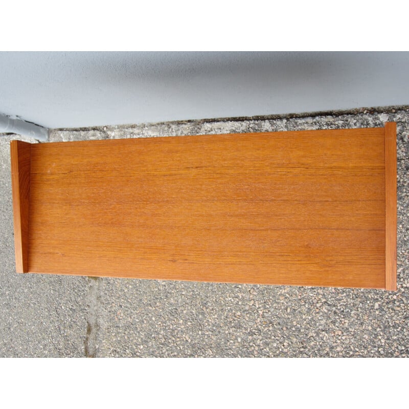 Vintage teak wall shelf Scandinavian