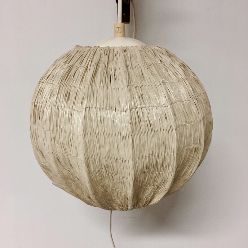 Vintage teak Le Klint wall lamp Scandinavian 1950