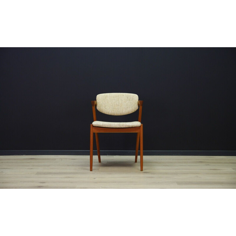 Set of 4 chairs vintage by Kai Kristiansen 1960s