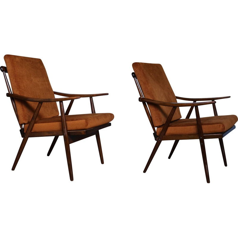 Paire de fauteuils Vintage, danois 1960 