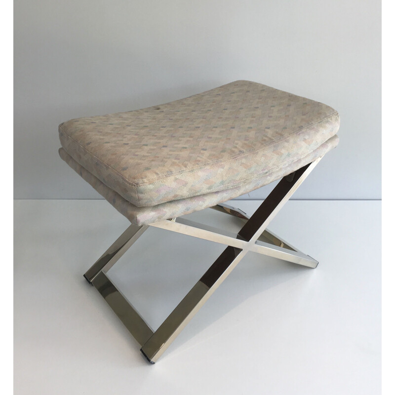 Vintage stool in Chrome 1970