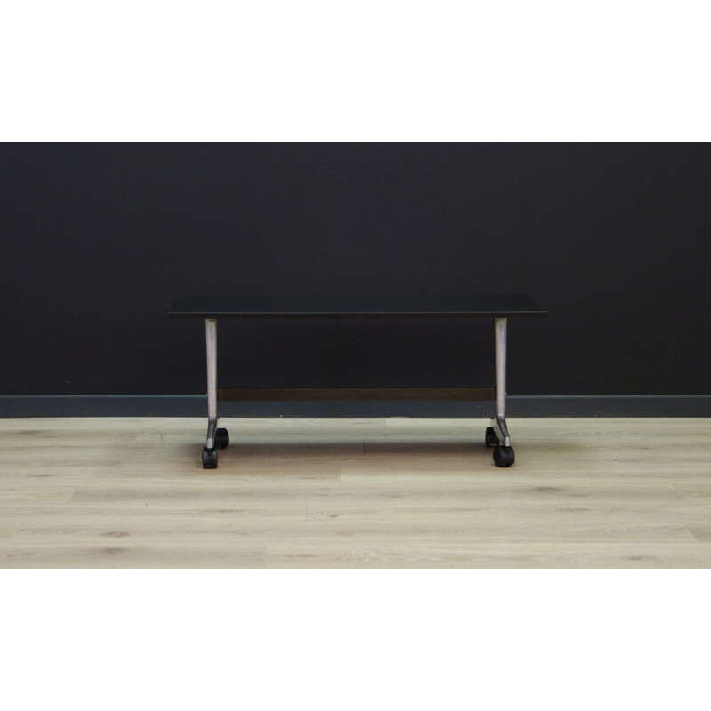 Vintage coffee table Danish Metal legs 1970s