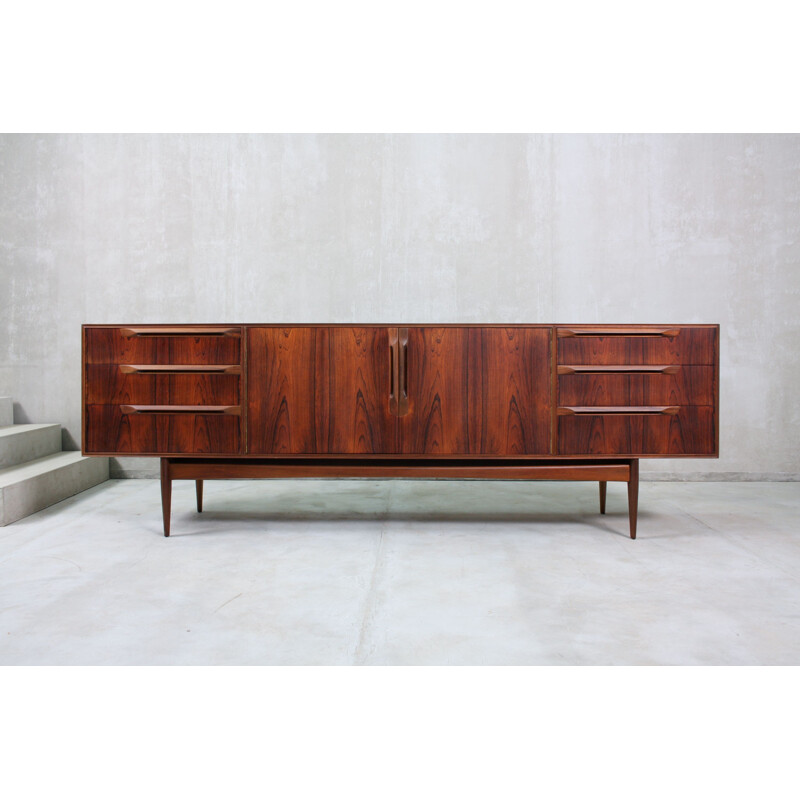 Vintage British Rosewood Sideboard from McIntosh, 1960s