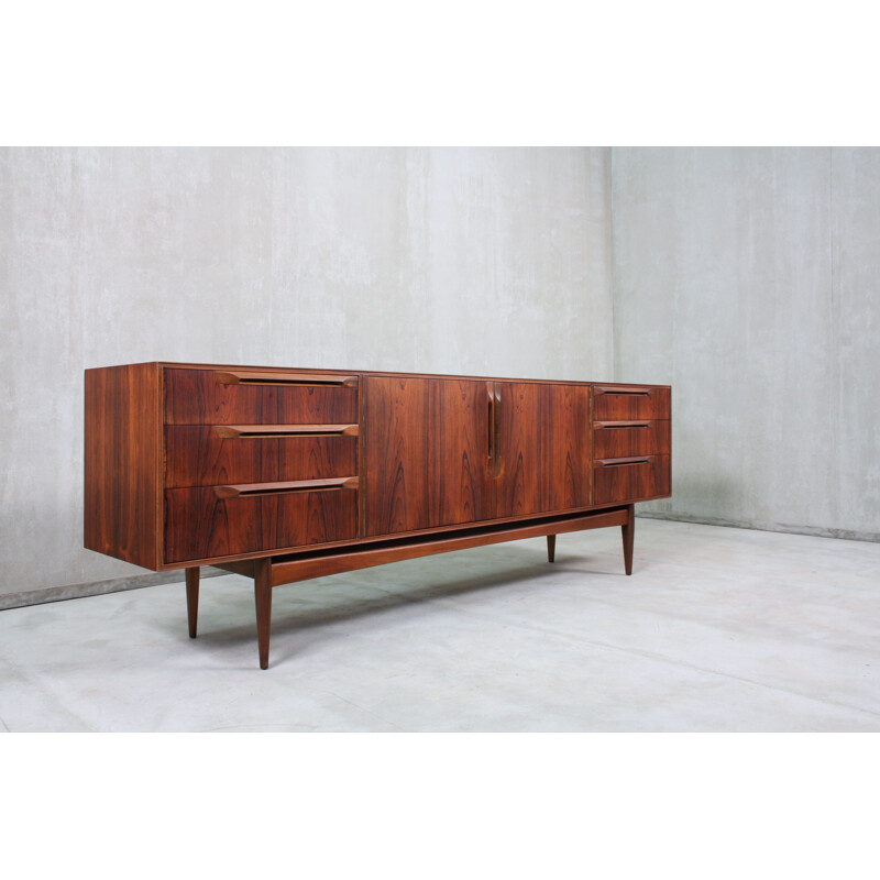 Vintage British Rosewood Sideboard from McIntosh, 1960s