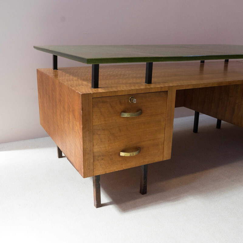 Bureau vintage de direction en palissandre, 1950