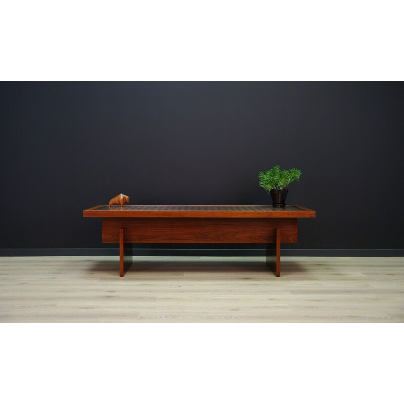 Vintage coffee table rosewood 1960