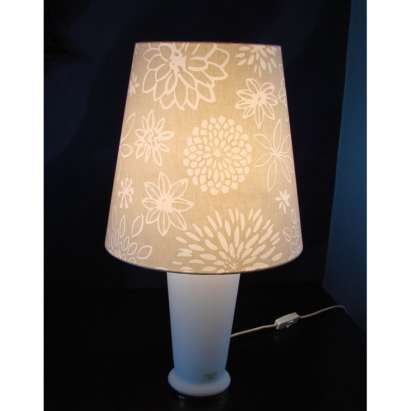 Vintage Murano glazen lamp met plastic kap, 1990