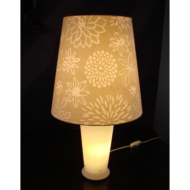 Vintage-Lampe aus Muranoglas und Plastikschirm, 1990