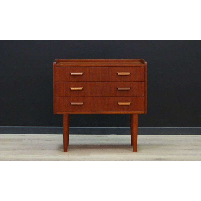 Vintage chest of drawers minimalist Danish 1970s