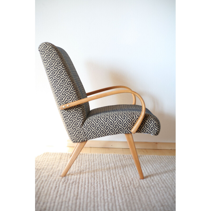 Midcentury Armchair By Ton, Czechoslovakia 1960