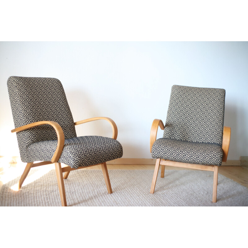 Midcentury Armchair By Ton, Czechoslovakia 1960