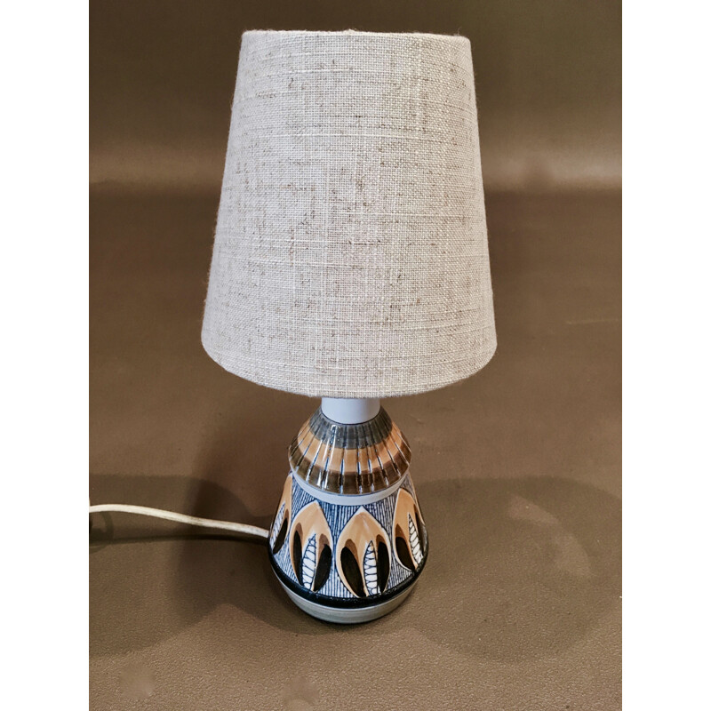 Vintage ceramic lamp Scandinavian 1960