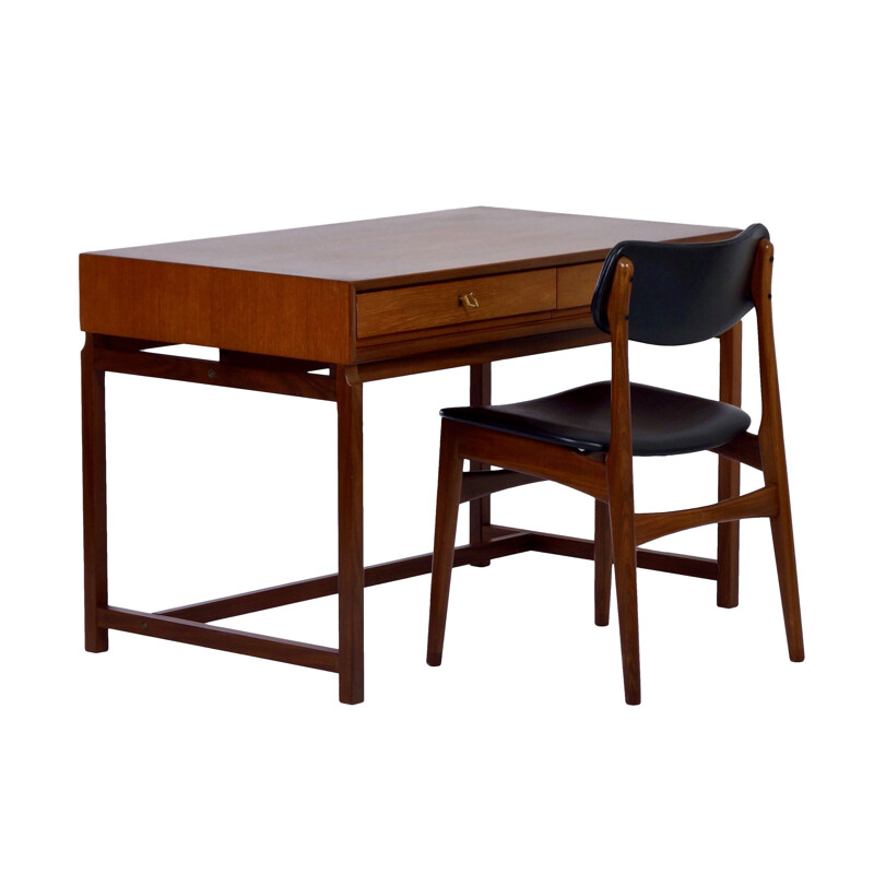 Vintage Desk with Chair in Teak,Danish 1960s