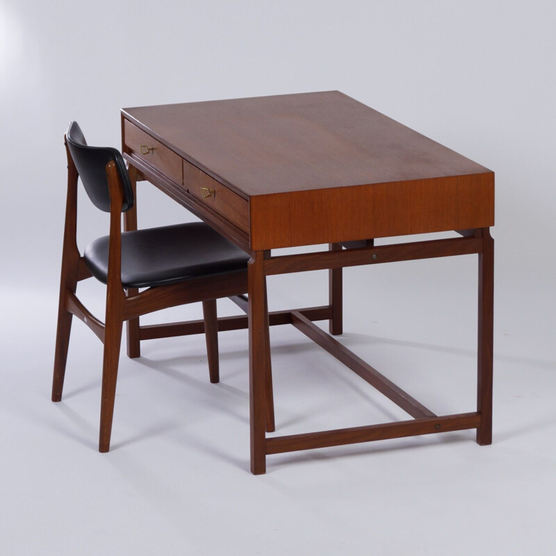 Vintage Desk with Chair in Teak,Danish 1960s