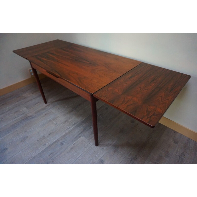 Mid-Century Rosewood Dining Table by Arne Vodder for Sibast, Danish 1960s 