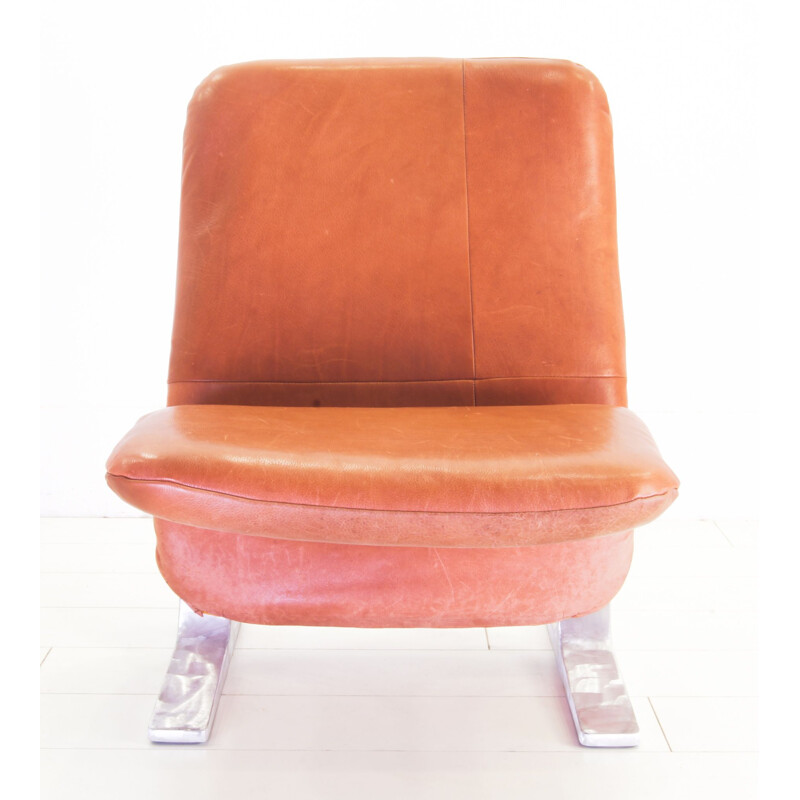 Paire de fauteuils Concorde Vintage en cuir de buffle Piere Paulin pour Artifort 