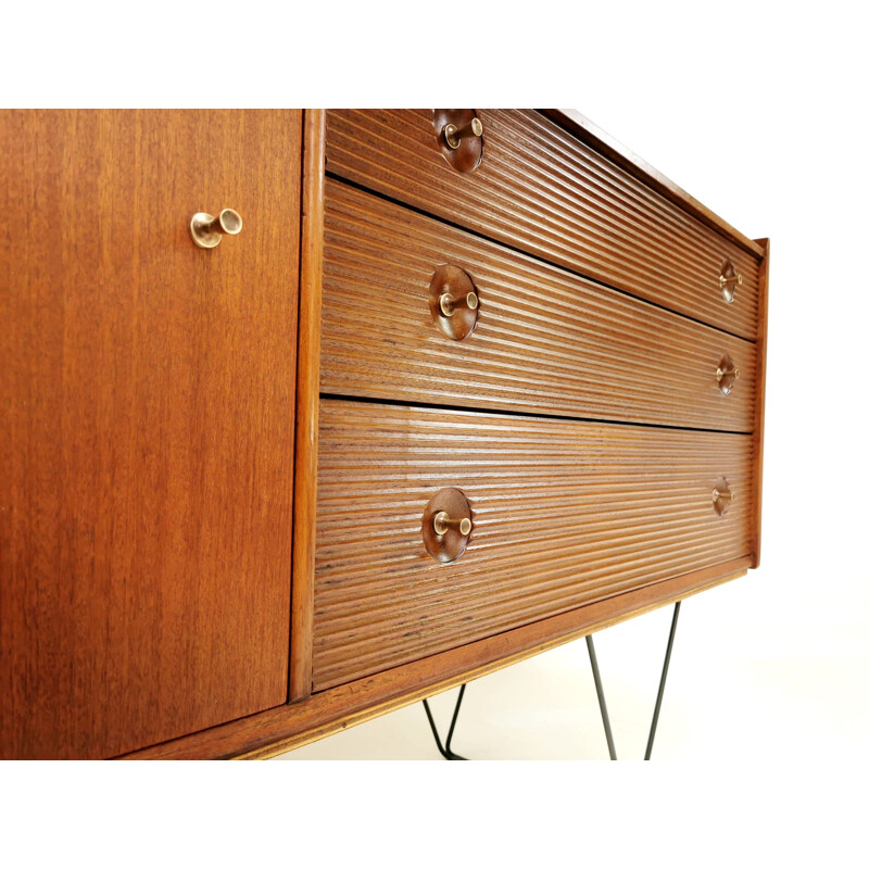 Vintage Nathan Teak Mid Century Floating Sideboard British 1960s