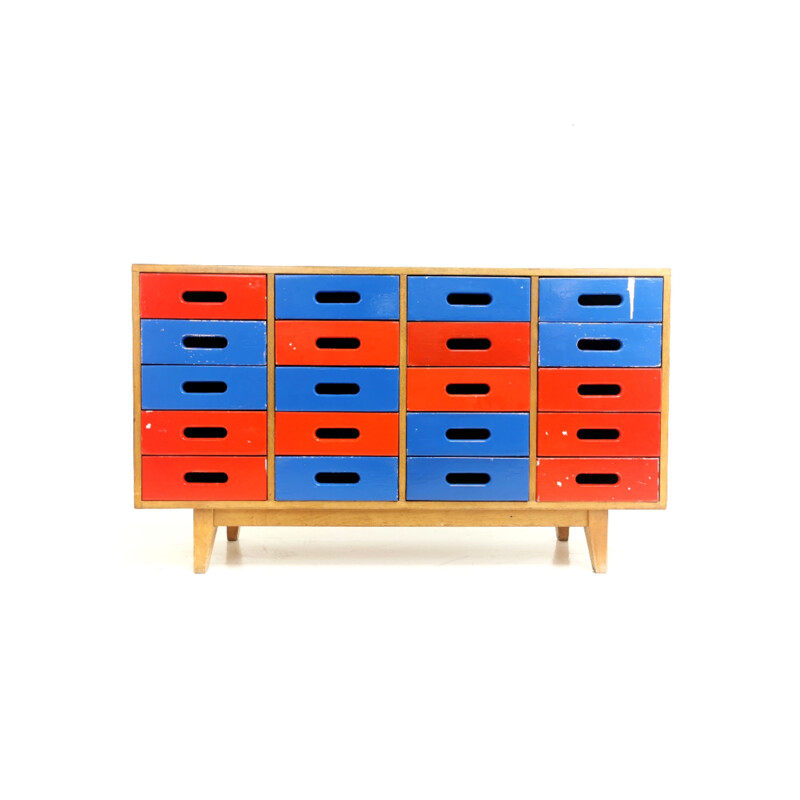 Mid Century Sideboard Chest Of Drawers By James Leonard For Esavian 1950