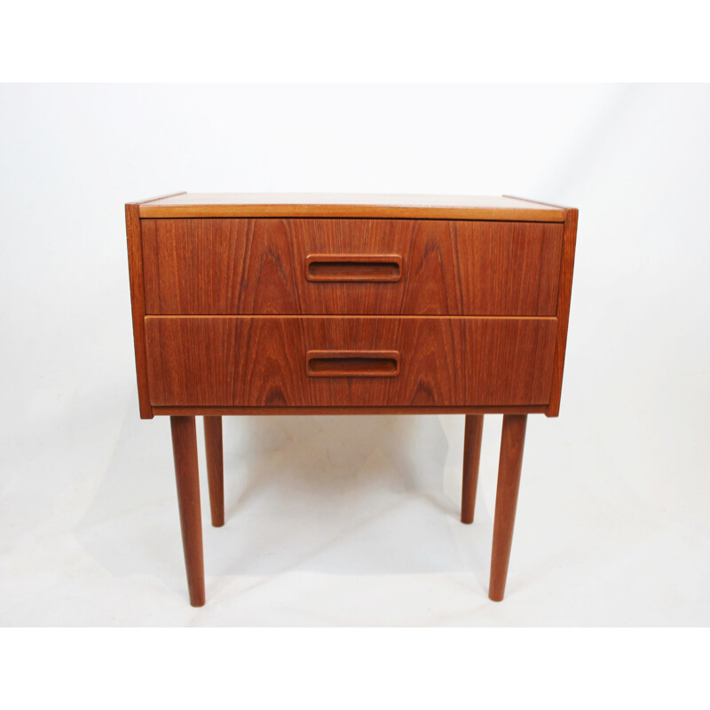 Small vintage chest of drawers in teak of danish 1960s