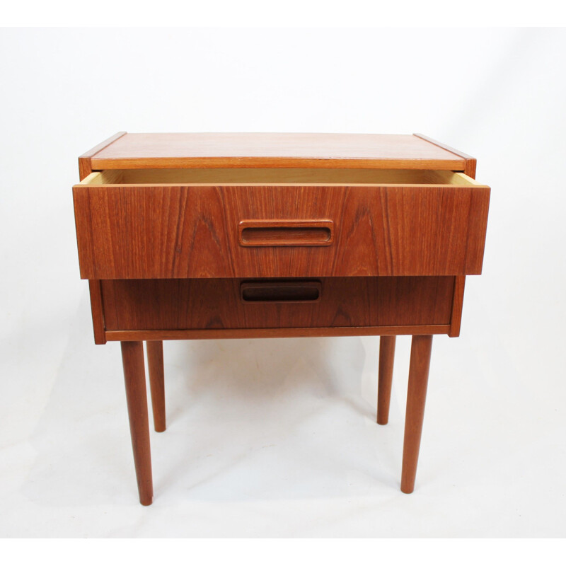 Small vintage chest of drawers in teak of danish 1960s