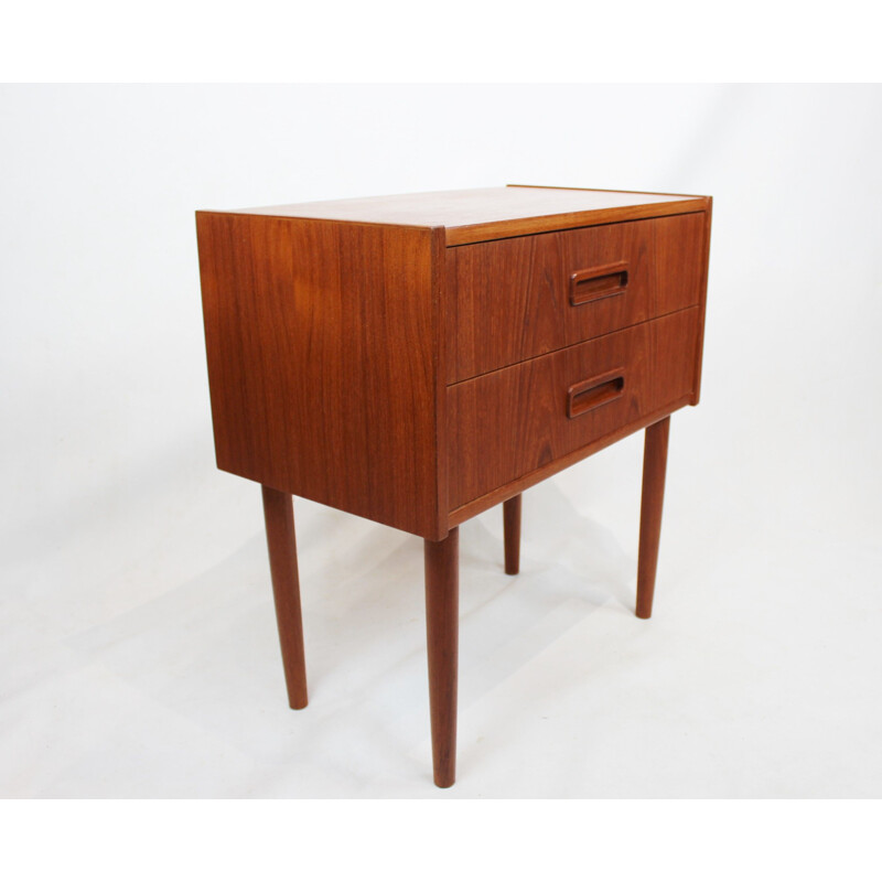 Small vintage chest of drawers in teak of danish 1960s