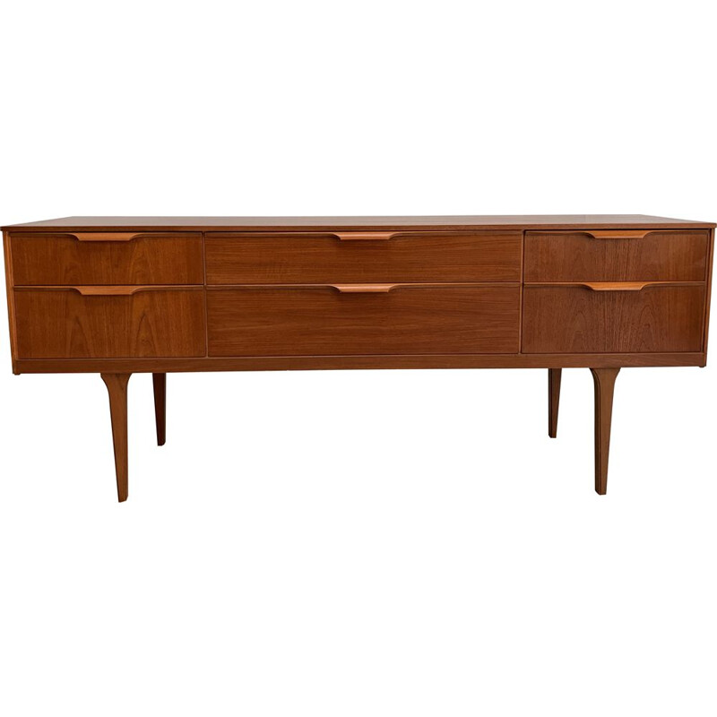 Vintage Austinsuite sideboard with 6 drawers 1960s