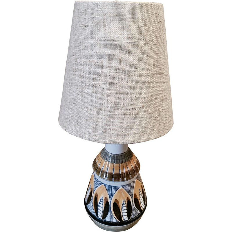 Vintage ceramic lamp Scandinavian 1960