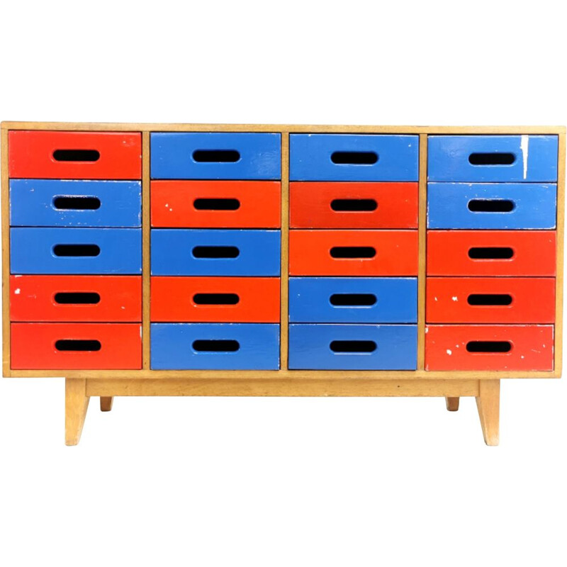 Mid Century Sideboard Chest Of Drawers By James Leonard For Esavian 1950