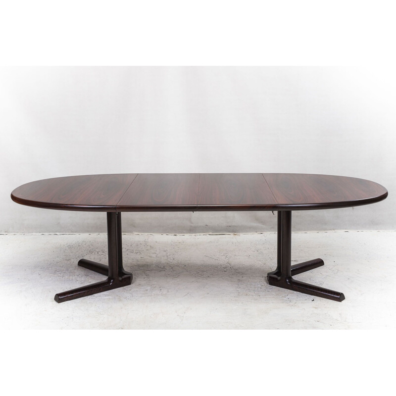 Vintage Rosewood Folding Dining Table from Dyrlund, Danish 1960s