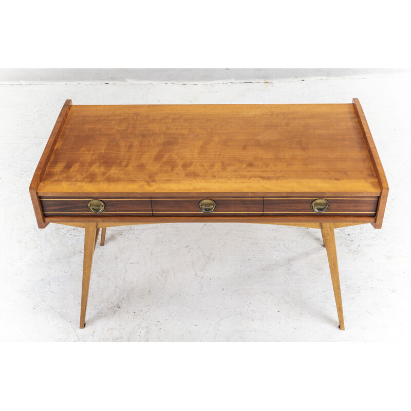 Bureau vintage en palissandre  et Makore, 1960