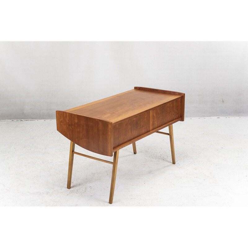 Vintage Rosewood and Makore Desk, 1960s