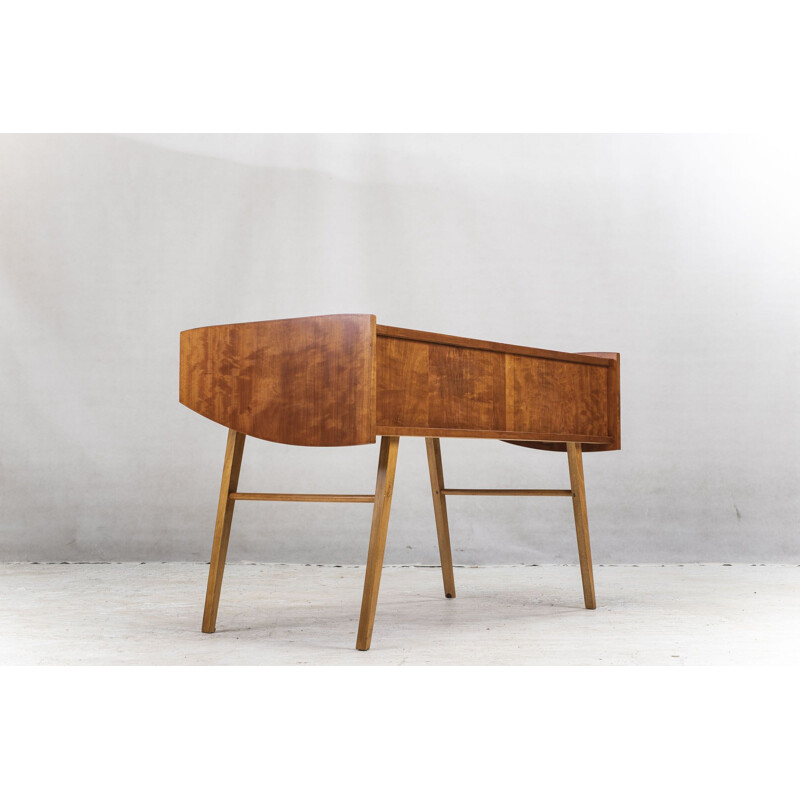 Vintage Rosewood and Makore Desk, 1960s