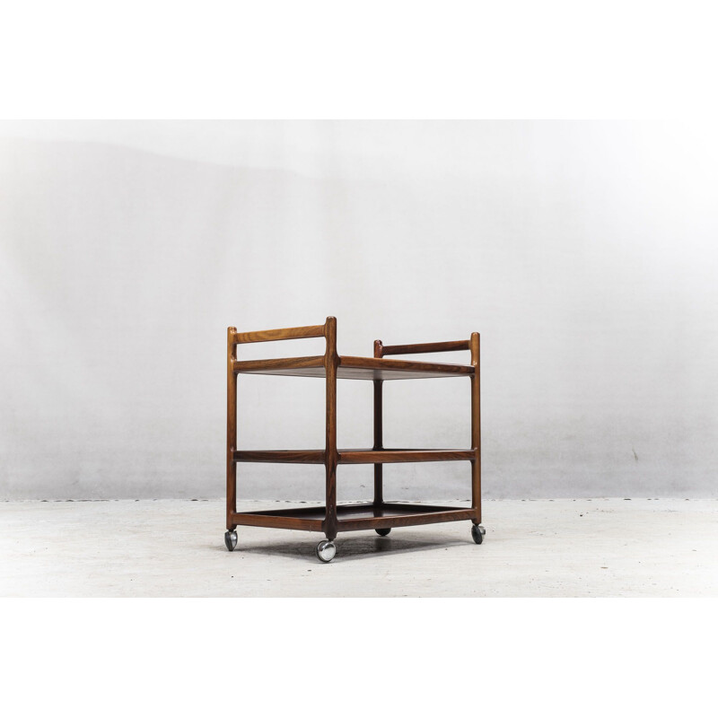 Mid-Century Rosewood Trolley by Johannes Andersen for CFC Silkeborg, 1960s