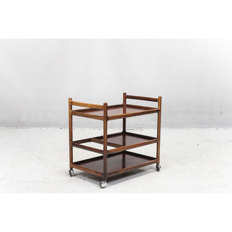 Mid-Century Rosewood Trolley by Johannes Andersen for CFC Silkeborg, 1960s