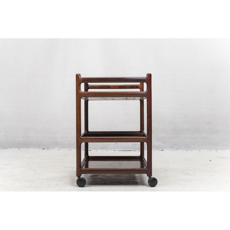 Mid-Century Rosewood Trolley by Johannes Andersen for CFC Silkeborg, 1960s