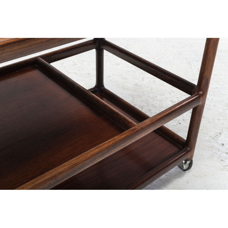 Mid-Century Rosewood Trolley by Johannes Andersen for CFC Silkeborg, 1960s