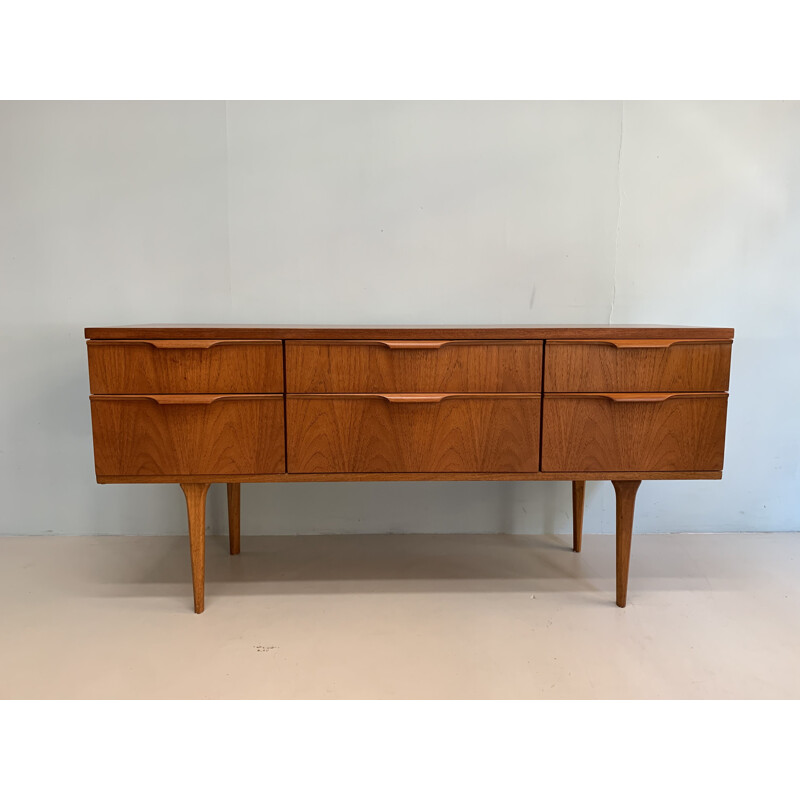 Enfilade vintage en teck Austinsuite de Frank Guille 1960