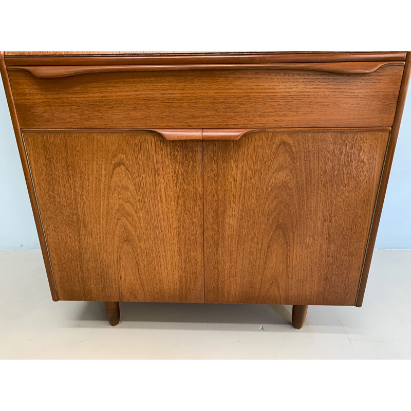 Vintage teak secretaire england 1960s