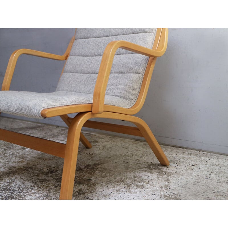 Mid century bentwood armchair Danish 1970