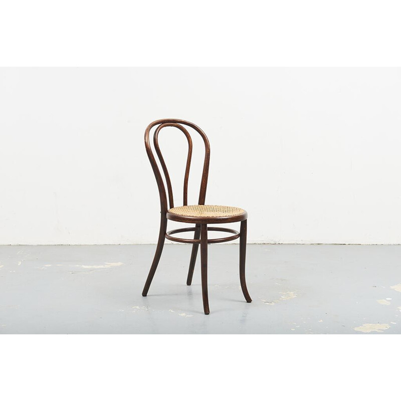 Chaise vintage Thonet 18 cannée