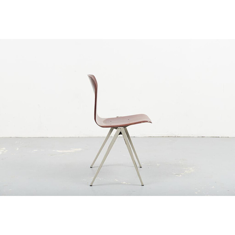 Vintage Chair Galvanitas S22 Mahogany Beige 1960